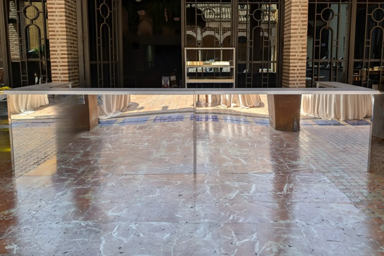 Double Gold Mirror Bar